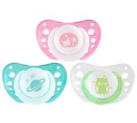 Chicco Succhietto Chicco Physio Air Luminescente 0-6m, 2 pezzi