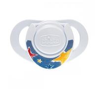 Chicco Succhietto Denim In Silicone Neutro 0M+ 2 Pezzi