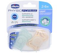 Chicco Succhietti Light Lumi Silicone 2-6 mesi 2 pezzi
