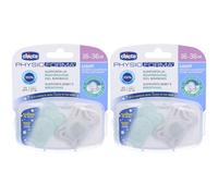 Chicco Succhietto Light Lumi Silicone 16-36m 1 St