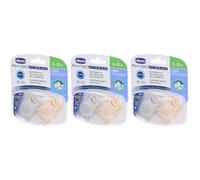 Chicco Succhietto Light Lumi Silicone 6-16m 3x1 St