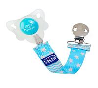Succhietto Chicco Micrò 0-2m + Fashion Clip Azzurro