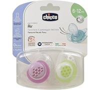 Chicco 105643894 ciuccio per bambino Ciuccio per bambini a flusso libero Ortodontico Silicone Rosa, Viola
