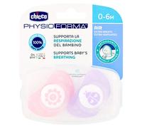 Chicco 105643896 ciuccio per bambino Ciuccio per bambini a flusso libero Ortodontico Silicone Rosa, Viola
