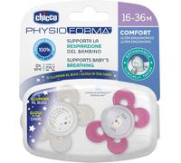 Chicco Physio Comfort Night 16-36 m ciuccio Stars/Bear 2 pz