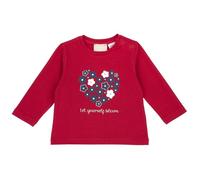 Chicco T-Shirt A Maniche Lunghe, T-Shirt Bimba 0-24, Rosso, 9 Mesi