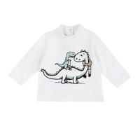 Chicco T-Shirt A Maniche Lunghe, T-Shirt Bimbo 0-24, Bianco (1), 4 Anni