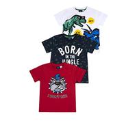 Chicco Set T-shirt Con Maniche Corte In Cotone Bambini e ragazzi, Blu, 6 anni