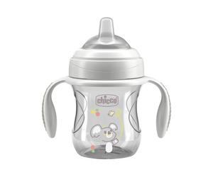 Chicco Tansition Cup Tazza 4M+ Colore Grigio Capacità 200ml, 1 Pezzo