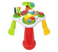 Chicco Tavolo della Foresta, Tavolo con attività Manuali ed Elettroniche, Gioco Educativo Interattivo, con Luci e Suoni, Forme e Incastri, Giochi Bambini, 12 Mesi - 4 Anni