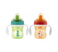 Chicco Tazza Training Cup Colore Verde o Arancione 6m+