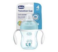 Chicco tazza transition azzurra 4m+