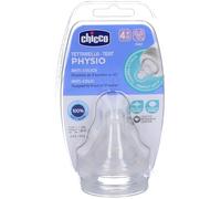 Chicco Tettarella Compatibile con Biberon Perfect 5, Benessere e Original Touch , 4+ Mesi, Anticolica, Tettarella Flusso Veloce, per i Bambini Più Grandi, in Silicone Soft Sense, Trasparente, 2 Pezzi