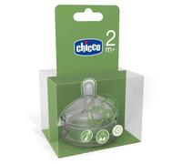 Chicco Tettarella in silicone Step-Up 2, flusso rapido, confezione da 2