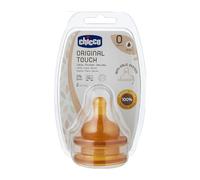 Chicco Tettarella Original Touch 0M+ in Caucciù Anticolica Confezione da 2 Pezzi