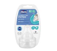 Chicco Tettarella Perfect 5 2 Fori Silicone 6m+ 2 Pezzi