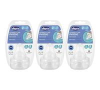 Chicco Tettarella Perfect 5 2M In Silicone 2 Fori 2 Pezzi 1 St