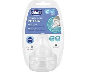 Chicco Tettarella Perfect 5 2M In Silicone 2 Fori 2 Pezzi 1 St