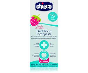 Chicco Toothpaste 1-5 years dentifricio per bambini Strawberry 50 ml