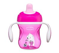 Chicco Train bicchiere salvagoccia con maniglie 6m+ Violet 200 ml