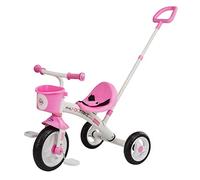 Chicco Triciclo Bambini U-Go 2in1, Triciclo Bimba e Bimbo con Maniglione ad Altezza Regolabile, Cinture di Sicurezza e Cestello Portaoggetti, Max 20 kg - Giochi per Bambini 18 Mesi - 5 Anni