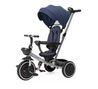 Chicco Triciclo Evolutivo 4 in 1 per Bambini 6 Mesi - 5 Anni, Sedile Reversibile, Manico Telescopico e Chiusura Compatta, Triciclo Pieghevole con Tettoia Parasole e Freno Centralizzato