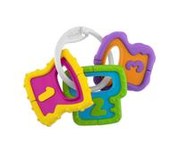 Chicco Trillino chiavi afferrafacile - Gioco massaggiagengive per la dentizione, 1 pezzo