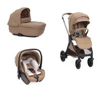 Chicco - Trio Bellagio 2.0 Comfort Con Seggiolino Auto First Seat Recline, Caramel