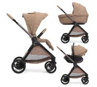 CHICCO Trio Bellagio 2 Gran Comfort 2026 con Seggiolino Auto First-Seat Recline i-Size Stand Lullaglide in OMAGGIO : Colore - Caramel