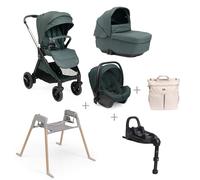 CHICCO - Trio Bellagio Fir Tree Con Seggiolino Auto Kory Plus + Base Auto + Borsa + Stand Lullaglide