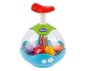 Chicco Trottola Acquarium, Trottola Elettronica A Tema Marino Con Pesci Dai Colori Vivaci, Con Luci e Suoni, Sviluppa Abilità Di Coordinazione Manuale, Gioco Elettronico, 6-36 Mesi