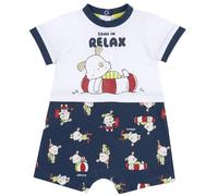 Chicco Tutina a Maniche Corte, Pagliaccetto Neonato con Comoda Apertura Bottoncini, in Morbido Cotone, Lavabile in Lavatrice, Abbigliamento 0-24 Mesi, Designed in Italy