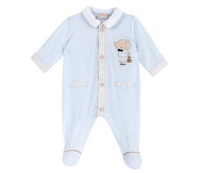 CHICCO TUTINA APERTA DAVANTI ART. 027224 COLORE AZZURRO CHIARO BAMBINO