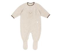Chicco, Tutina aperta interno gamba in maglia, 100% cotone (Beige, 3 Mesi)