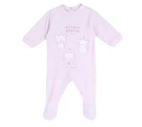 Chicco Tutina Con Apertura A Patello, Pigiamino per bambino e neonato Unisex - Bimbi 0-24, Rosa, 9 mesi, Designed in Italy