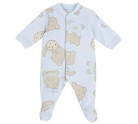 Chicco Tutina Con Apertura Frontale, Pigiamino per bambino e neonato Bimbo 0-24, Azzurro (4-1M), 0 mesi, Designed in Italy