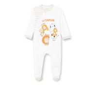 Chicco Tutina con apertura frontale, Pigiamino per bambino e neonato Unisex - Bimbi 0-24, Arancione (1), 6 mesi