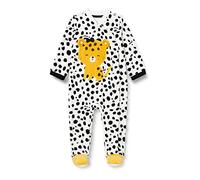 Chicco, Tutina in ciniglia con piedino, Unisex 0-24, Bianco (389), 0 mesi
