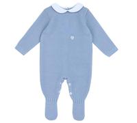 Chicco, Tutina in maglia aperta interno gamba (Azzurro, 1 Mese)