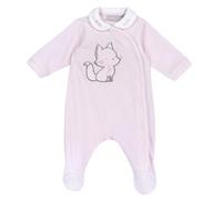 Chicco, Tutina Neonata in Calda e Morbida Ciniglia, con Comoda Apertura Frontale, Ideale per l'inverno, Abbigliamento Bambina 0-24 Mesi, Designed in Italy