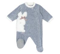 Chicco, Tutina Neonata in Calda e Morbida Ciniglia, con Comoda Apertura Frontale, Ideale per l'inverno, Abbigliamento Bambina 0-24 Mesi, Designed in Italy