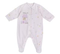 Chicco Tutina in Cotone, con Apertura Frontale e entrogamba Pigiamino per Bambino e Neonato, Rosa (5), 9 Mesi Bimba