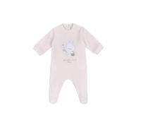 Chicco Tutina in Caldo Tessuto, con Apertura su Schiena Pigiamino per Bambino e Neonato, Rosa (2), 0 Mesi Unisex-Bimbi