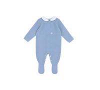 Chicco Tutina in Cotone, Apertura entrogamba Pigiamino per Bambino e Neonato, Azzurro (4), 0 Mesi Bimbo