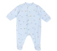 Chicco Tutina in Cotone, con Apertura Frontale e entrogamba Pigiamino per Bambino e Neonato, Azzurro (4), 6 Mesi Bimbo