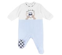 Chicco Tutine Con Apertura Entrogamba Neonato/Neonata 0-24 mesi, Azzurro (3), 1 mesi, Designed in Italy
