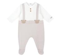 Chicco Tutine Con Apertura Entrogamba Neonato/Neonata 0-24 mesi, Beige, 12 mesi, Designed in Italy