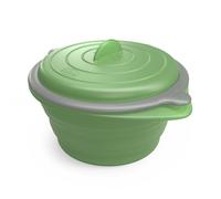 Chicco Vaporiera Pieghevole in Silicone, Vaporiera per cottura alimenti a vapore, Preserva nutrienti, Utilizzabile in Microonde o Sopra un Pentola, 100% Silicone, Lavabile in Lavastoviglie, 0 mesi+