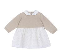 Chicco Vestito bambina maniche lunghe, caldo e morbido tessuto, 0-24 mesi - Design italiano