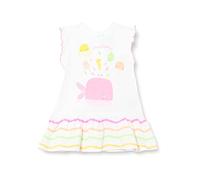 Chicco, Vestito con Maniche Corte, Bimba 0-24, 3 mesi, Bianco (275)